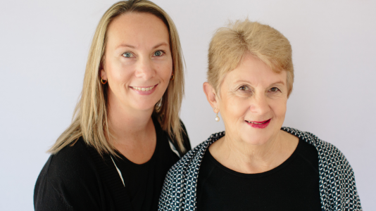 Kaye Hayes and Rebecca Hayes